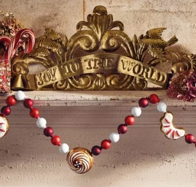 NEW IN BOX SOLD OUT John Derian Target ✨  Joy To The World ✨Gold Metal Decor - Image 1 of 4