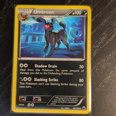 Umbreon 60/108 Dark Explorers Regular LP+ - Image 1 of 4