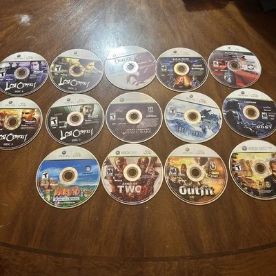 Paquete de discos de videojuegos Xbox 360 solo Naruto Lost Odyssey Fable 15 discos Foto 1 de 4