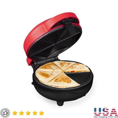 550 Вт Quesadilla Maker антипригарный 6 клиновидных ломтиков компактный кухонный прибор новый - Изображение 1 из 4