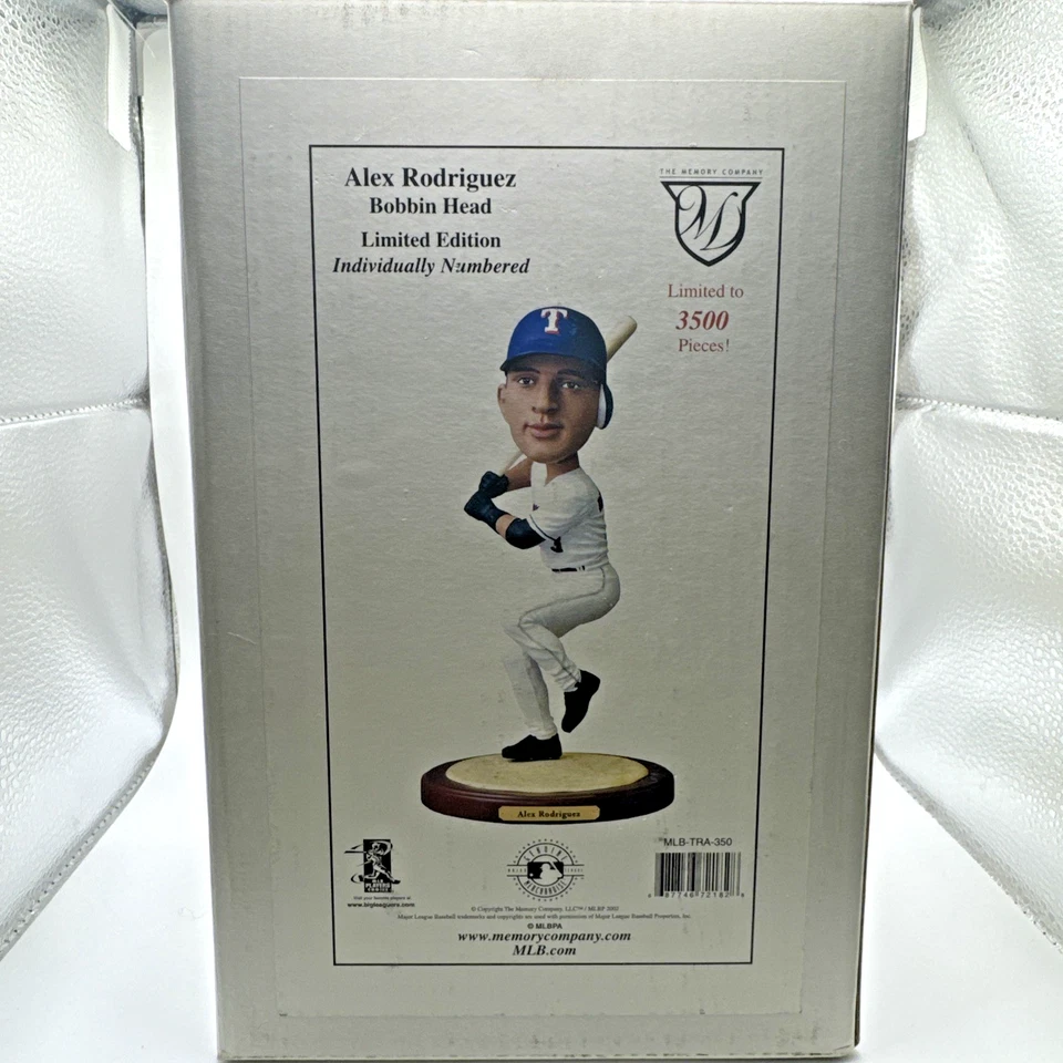 Alex Rodriguez Limited Run 3500 Bobblehead Yankees Rangers Mariners Foto 1 de 3