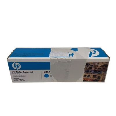 Cartucho de toner genuíno HP 125A cor ciano CB541A LaserJet CP1215 CP1515n CM1312 - Imagem 1 de 4