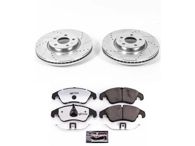Front Brake Pad and Rotor Kit For 2012-2016 Audi A4 Quattro 2013 2014 GR233TP Foto 1 de 1
