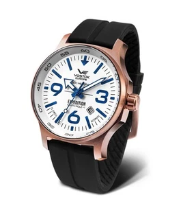 Vostok Europe EXPEDITION YN55-595B641 Correa Silicona Negra - Reloj Automático Hombre - Imagen 1 de 4
