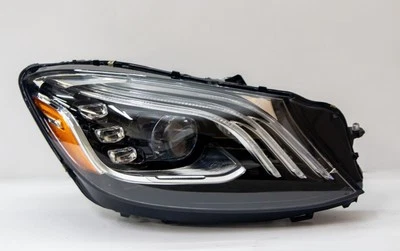✅ Faro derecho LED OEM 2018 2019 2020 Mercedes Benz Clase S S560 S450 perfecto Foto 1 de 4