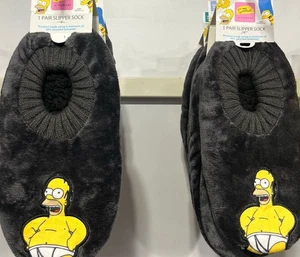 Los Simpson Homer Acogedores Calcetines Zapatilla Tallas UK 6-12 - Imagen 1 de 1