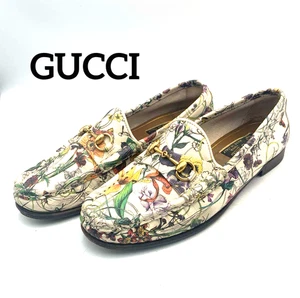 GUCCI V120 Horsebit Loafers Multicolor Leather Women’s Shoes US 4.5 Authentic - Picture 1 of 8