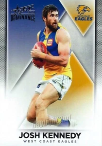 2019 WEST COAST EAGLES AFL Card JOSH KENNEDY Dominance - Imagen 1 de 1