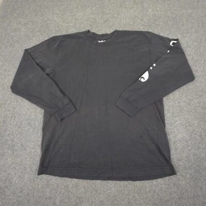Vintage Carhartt Shirt Mens LARGE Black Long Sleeve Crew Neck T Shirt Size L - Picture 1 of 8