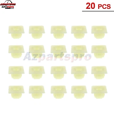 20x Universal License Plate Tag Mounting Hardware Plastic Insert Clip for Bumper - Image 1 of 4