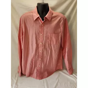 GAP Fitted Dress Shirt Striped Long Sleeve Button Down Casual Mens Large - Picture 1 of 4