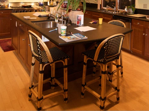 Vintage (Gatti? Drucker?) Cafe Bistro COUNTER HEIGHT Bar Stools SET of 4 Cover