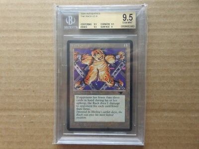 The Rack BGS 9.5 GEM MINT [Antiquities] Mtg Magic Free Tracking! - Image 1 of 2