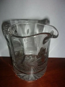 VIDRIO CREMA CRISTAL GRABADO VINTAGE - Imagen 1 de 3