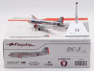 JC Wings 1:200 American Airlines DOUGLAS DC-3 Diecast Aircraft Model NC17334 - Picture 1 of 10