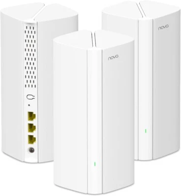 Tenda Nova MX12 AX3000 Mesh Home Wi-Fi 6 1.7 GHz Quad-Core Dual-Band 3-Pack - Image 1 of 4