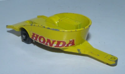 Matchbox LESNEY Die Cast No. Remolque para motocicletas Honda 38 Foto 1 de 3