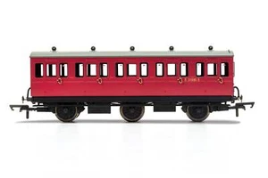 Hornby R40124A OO Gauge BR 6 Wheel Coach 3rd Class Fitted Lights E31085 - Era 4 - Picture 1 of 2