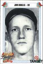 1990 Dodgers Target Baseball Card #933 John Douglas