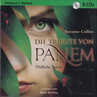 Suzanne Collins Hörbuch 8 CD Die Tribute von Panem Tödliche Spiele SciFi #K1819 - Bild 1 von 3