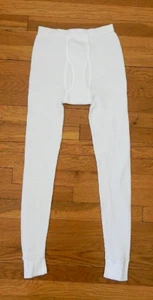 Boys 100% Cotton Thermal Waffle-Knit Long Johns Underwear Pants Large USA made - Picture 1 of 6