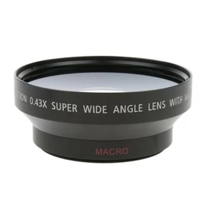 62mm 0.43X Wide Angle & Lens for DSLR Camera with 82 mm Filter Thread - Picture 1 of 9