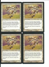 MTG: SHIELD DANCER Prophecy UNCOMMON; played, Excellent condition x4