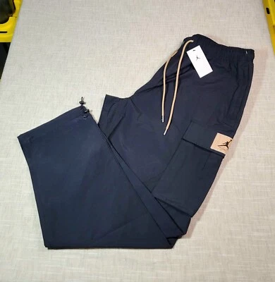 Calça utilitária Nike masculina Air Jordan Flight Heritage carga preta bege P M G XL 2XL - Imagem 1 de 4