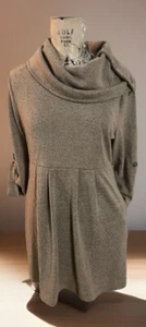 Simply Noelle Top Womens Size Small Cowl Neck Sweater Tan Long Sleeve Pullover - Picture 1 of 8