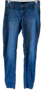 Pantalones de mezclilla Celebrity rosa talla 3/26 para mujer elásticos ajustados tiro medio lavado azul - Imagen 1 de 15