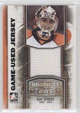 2011 ITG Broad Street Boys Series Game-Used Memorabilia Black Jersey Ray Emery