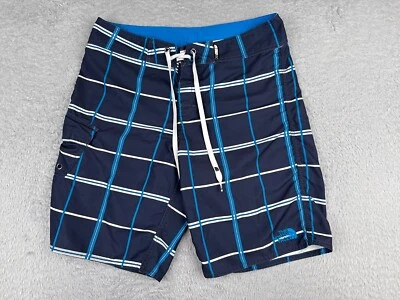 Bañador The North Face para hombre 34 azul poliéster cremallera bolsillo tabla pantalones cortos 11" Foto 1 de 4