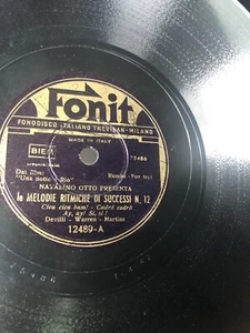 78 RPM CHRISTMAS EIGHT THE RHYTHMIC MELODIES OF HITS N.12 sings 6 Songs See - Picture 1 of 2