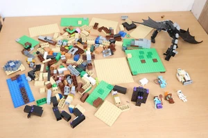 LEGO Minecraft grande lotto misto: The Ender Dragon 21117 IRON GOLEM 21123 minifigure - Foto 1 di 24