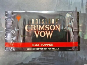 Magic The Gathering Crimson Vow Box topper New & Sealed - Foto 1 di 1