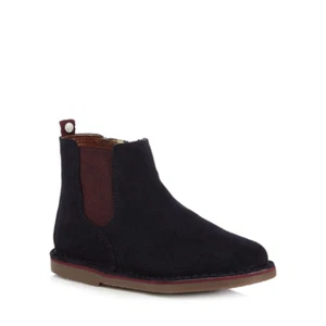 BAKER by TED BAKER BOYS NAVY BLUE CHELSEA SUEDE BOOTS UK 9 EUR 27 NEW £34 - Picture 1 of 1
