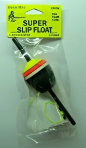 Beau-Mac Super Slip Float EVA Foam Core Drift or lake 1 Bobber Stop NEW #ESSFM - Picture 1 of 3
