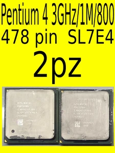 2pz Pentium 4 3Ghz/1M/800 478 pin SL7E4 testati funzionanti - Foto 1 di 1