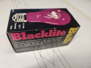 Vtg 1990s SPENCER GIFTS Blacklite Bulbs 75 Watt 120 Volt for Posters NOS - Picture 1 of 3