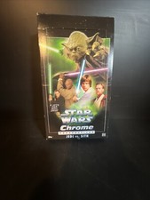 2015 Topps Star Wars Chrome Perspectives Jedi vs Sith empty Box
