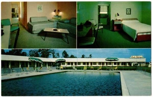 NORFOLK, VA Bel Aire Motel Multivista Piscina Habitaciones Virginia Postal - Imagen 1 de 2