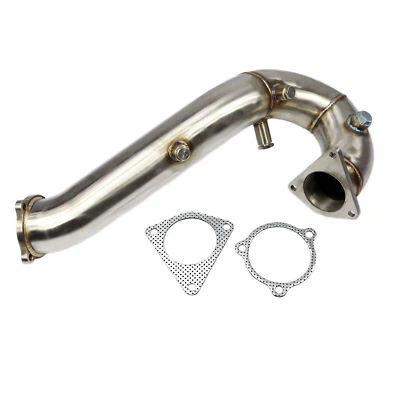 Streetstar Edelstahl 2,5" 63mm Downpipe DPF-Ersatz für Audi A4 A5 B8 2.7 3.0 TDI - Bild 1 von 4