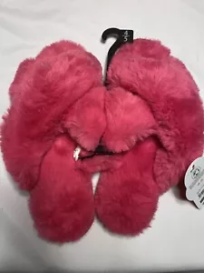 wonder nation girls pink sandal slippers hard sole size 4-5 - Picture 1 of 5