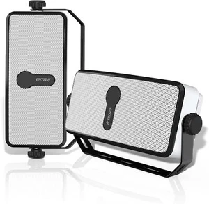 Pack de 2 Enceintes Bluetooth Extérieures, IPX5 Support Mural Étanche, Synchronisation Sans Fil - Photo 1 sur 6