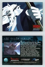 The Storm Demons #61 Hellboy Sword Of Storms 2007 Inkworks Trading Card