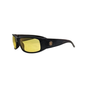 Smith Wesson Elite Safety Glasses, Amber Polycarbonate Lens, Anti-Fog, Black