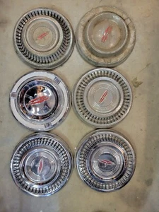 Oldsmobile Dog Dish Poverty Hubcaps Man Cave Garage Art - Picture 1 of 8