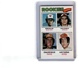 1977 Topps Rookie Shortstops - Bob Bailor/Kiko Garcia/Craig Reynolds/Alex - Imagen 1 de 2