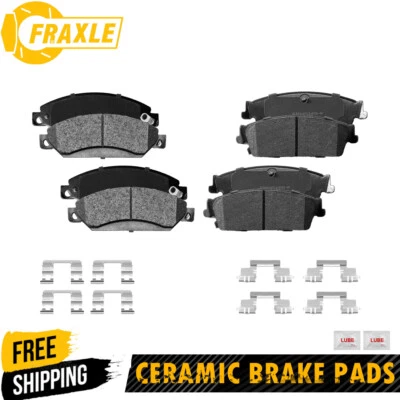 For 2007 - 2013 2014 Cadillac Escalade ESV EXT 8* Front Rear Ceramic Brake Pads Foto 1 de 4