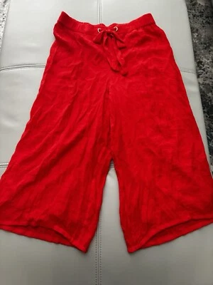 Pantalones Cortos Thalia Sodi Rojo Brillante Completamente Forrados Talla L Foto 1 de 4